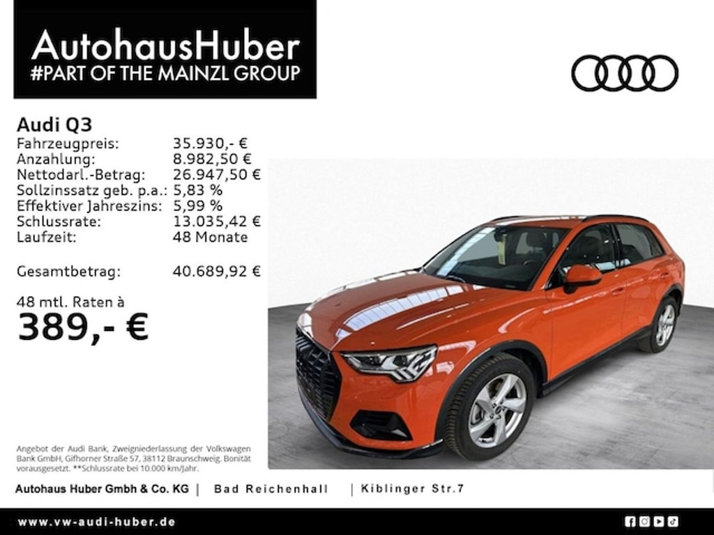 Audi Q3 2024 Benzine