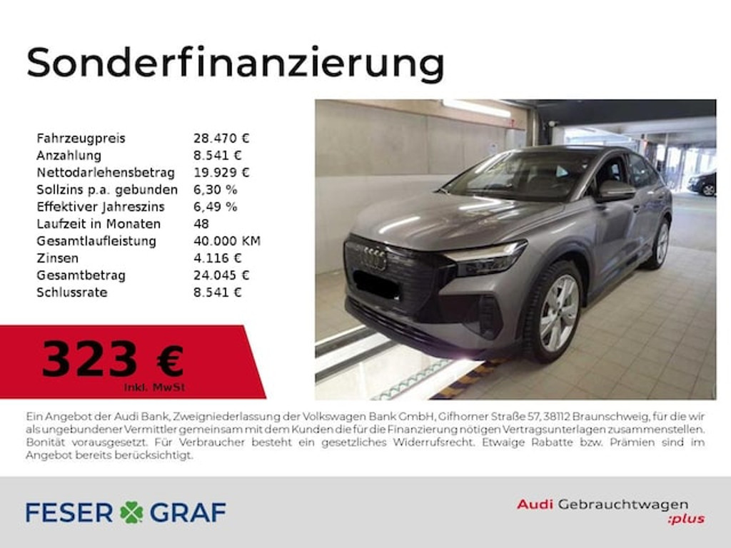 Audi Q4 e-tron 2022 Elektrisch