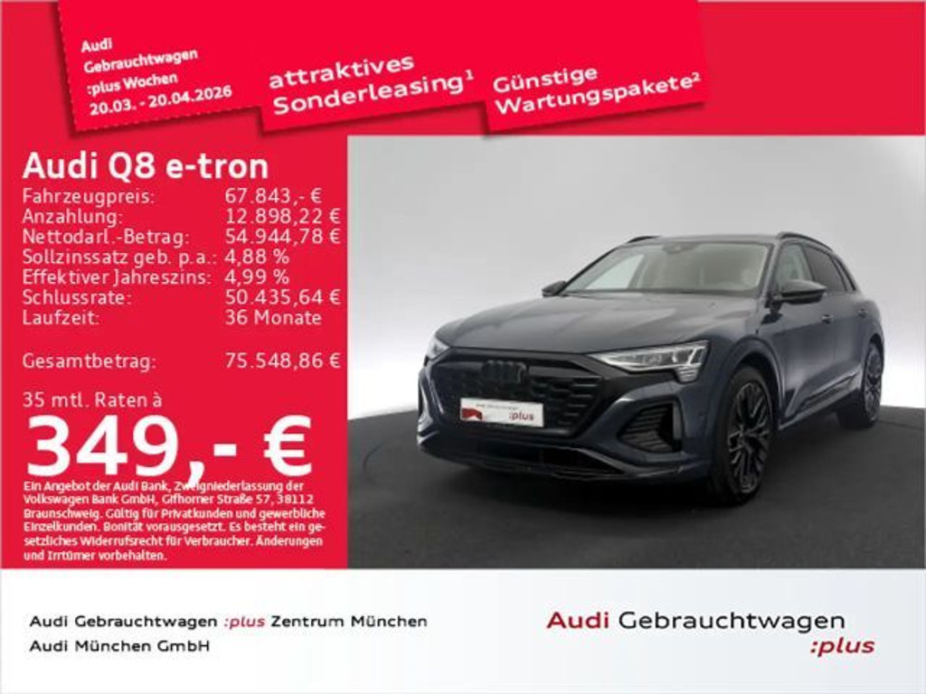 Audi Q8 e-tron 2024 Elektrisch