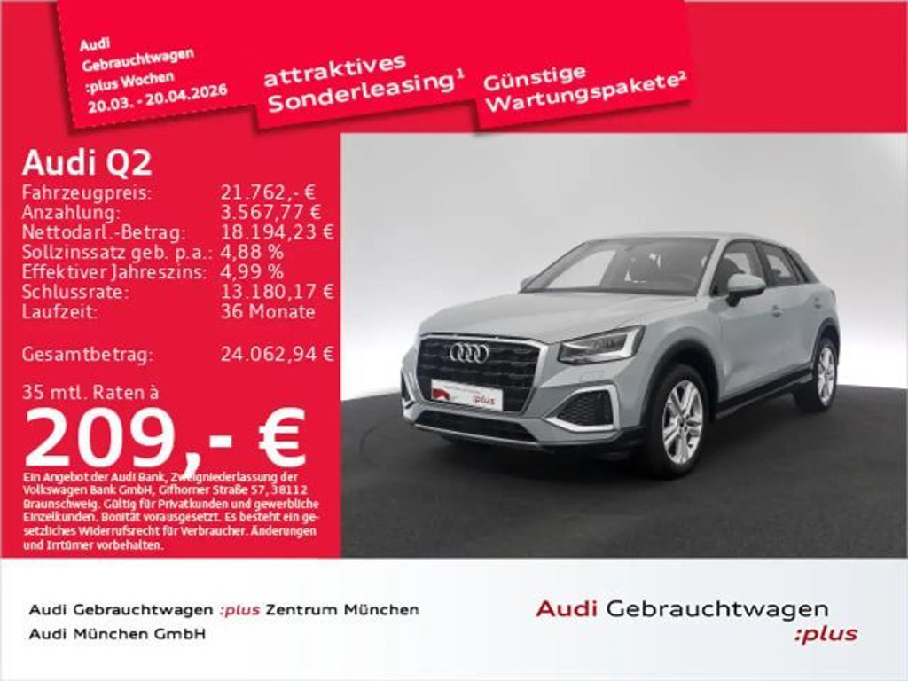 Audi Q2 2023 Benzine