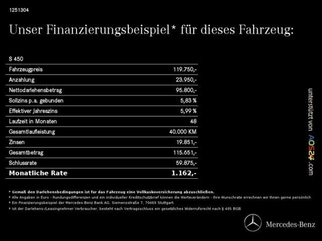 Mercedes-Benz S-Klasse