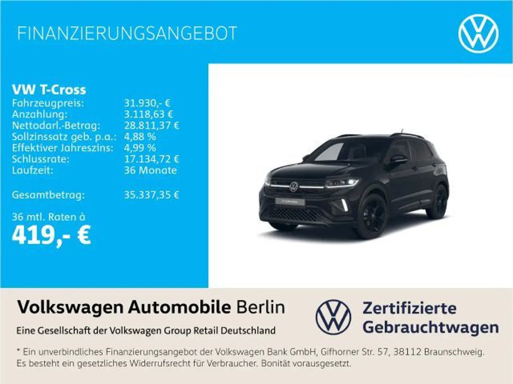 Volkswagen T-Cross 2025 Benzine