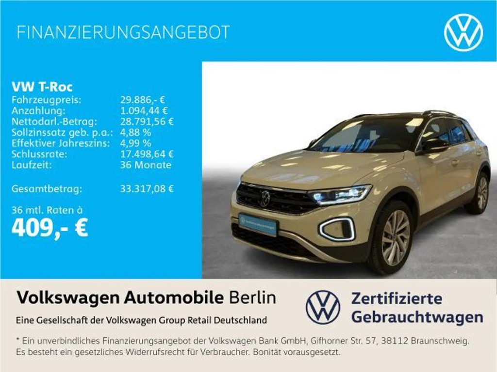 Volkswagen T-Roc 2025 Benzine