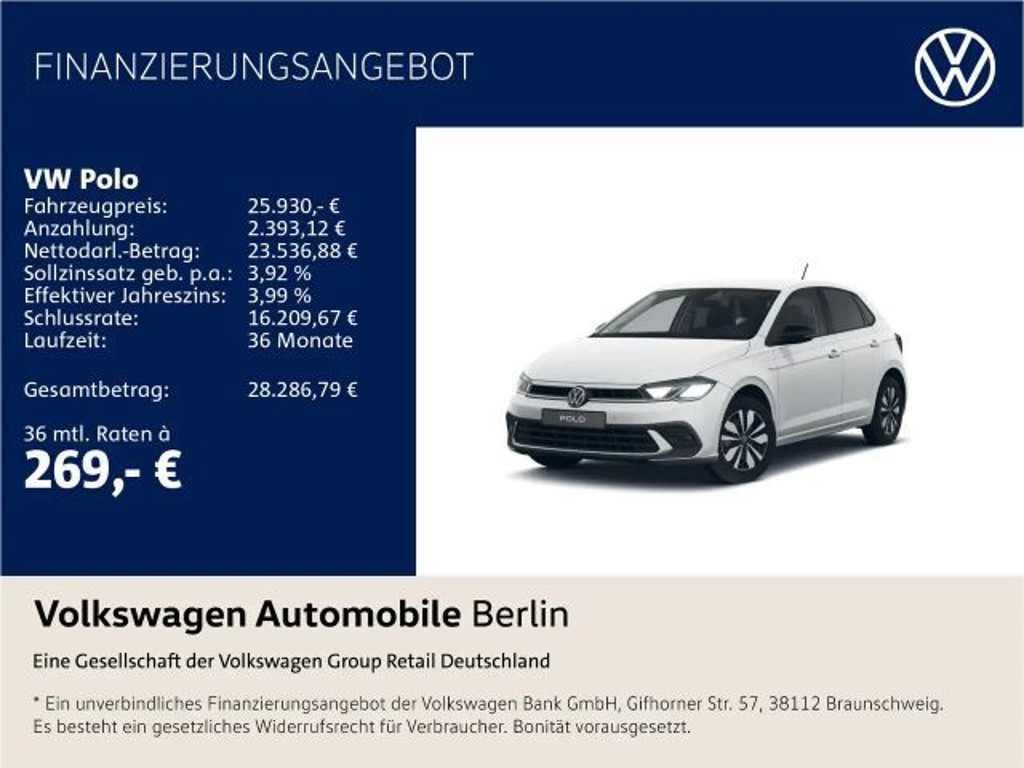 Volkswagen Polo 2025 Benzine