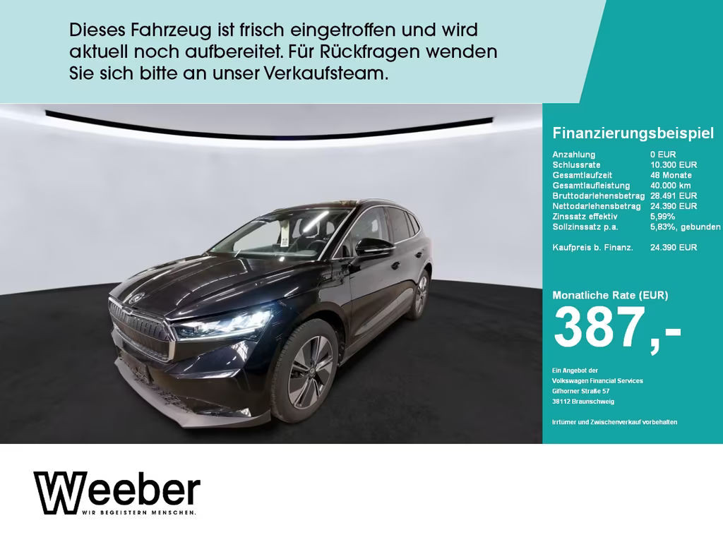 Skoda Enyaq iV 2021 Elektrisch