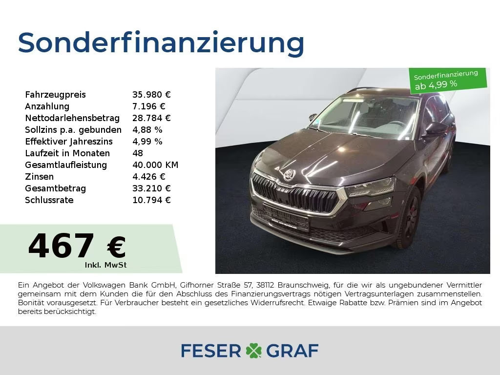 Skoda Karoq 2025 Benzine