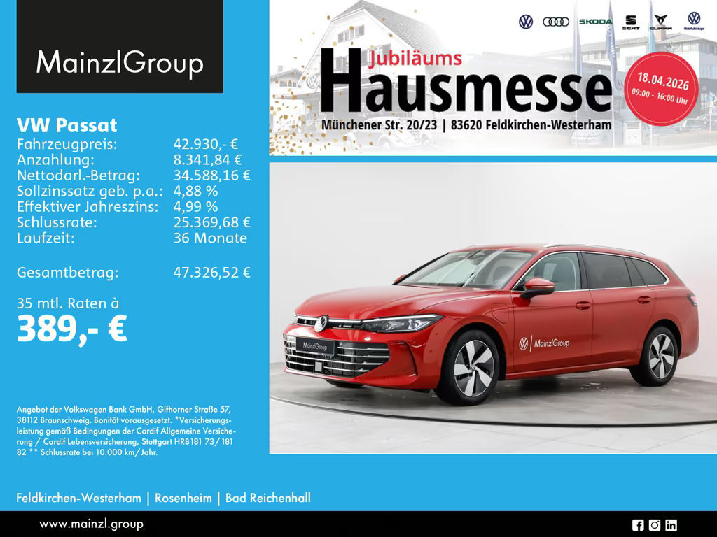 Volkswagen Passat 2025 Hybride Benzine