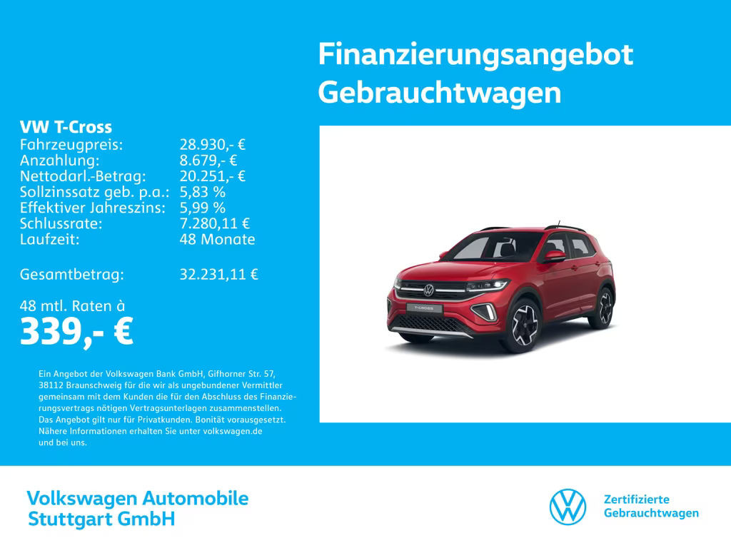 Volkswagen T-Cross 2025 Benzine