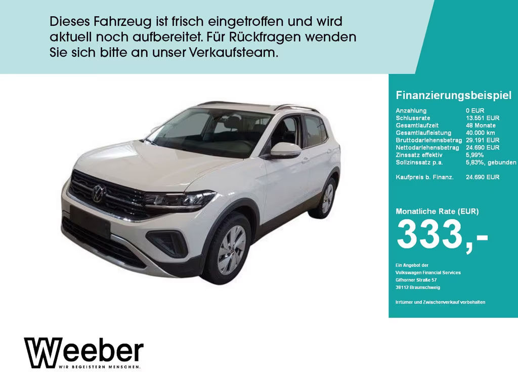 Volkswagen T-Cross 2025 Benzine