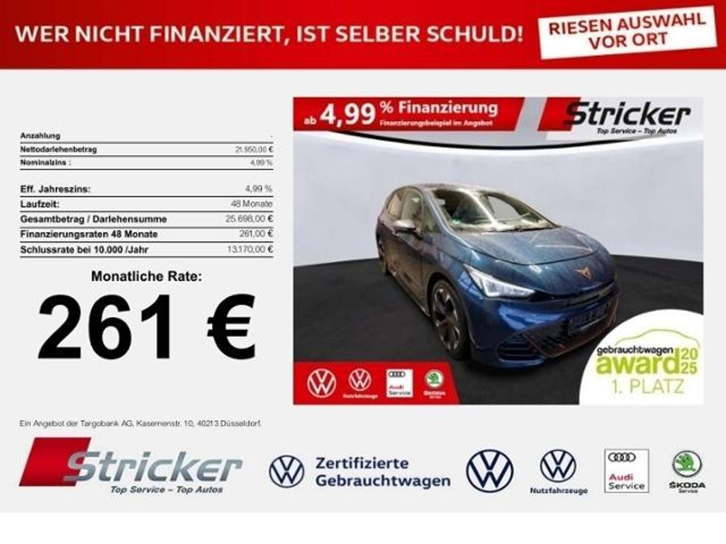 Cupra Born 2022 Elektrisch