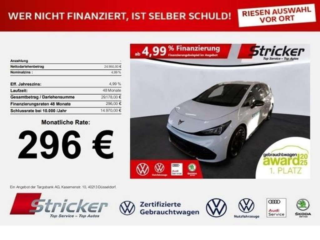 Cupra Born 2022 Elektrisch