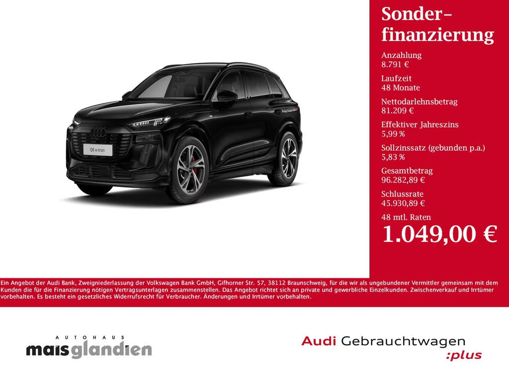 Audi Q6 e-tron 2025 Elektrisch