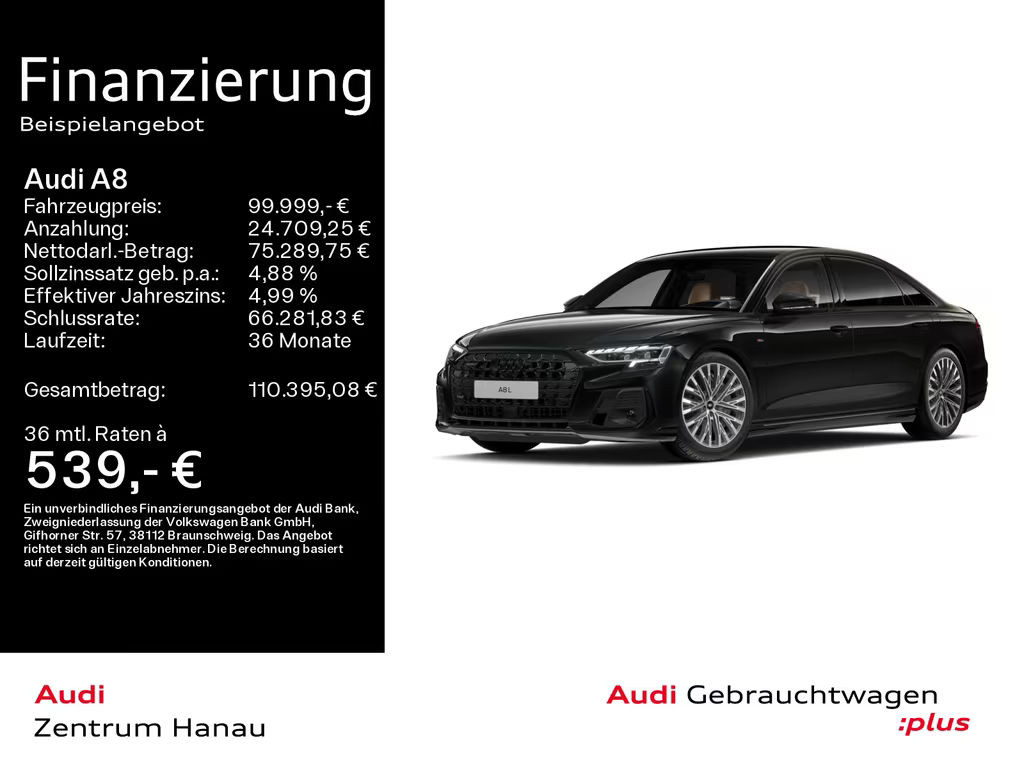 Audi A8 2025 Hybride Benzine