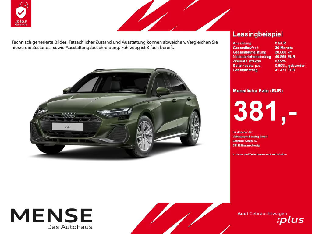 Audi A3 2025 Hybride Benzine