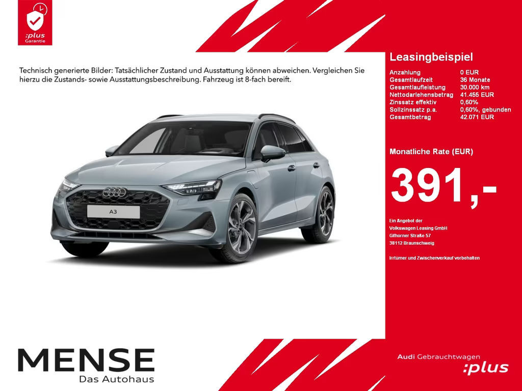 Audi A3 2025 Hybride Benzine