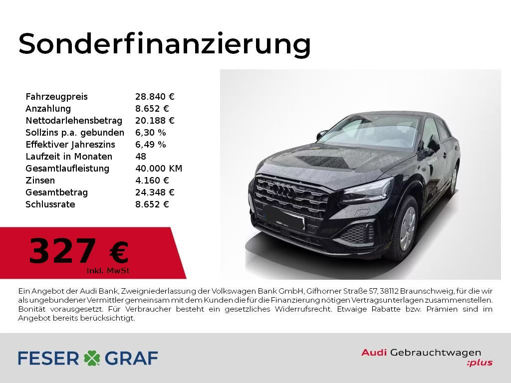Audi Q2 2025 Benzine