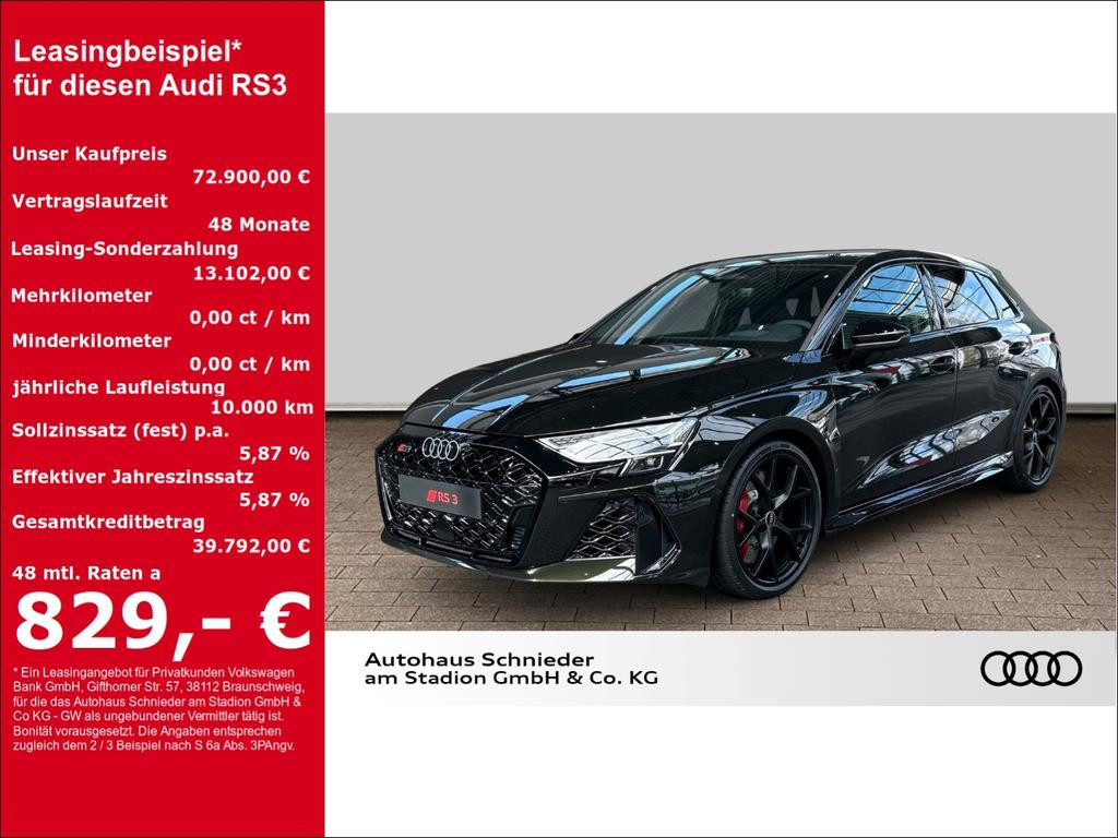 Audi RS3 2026 Benzine
