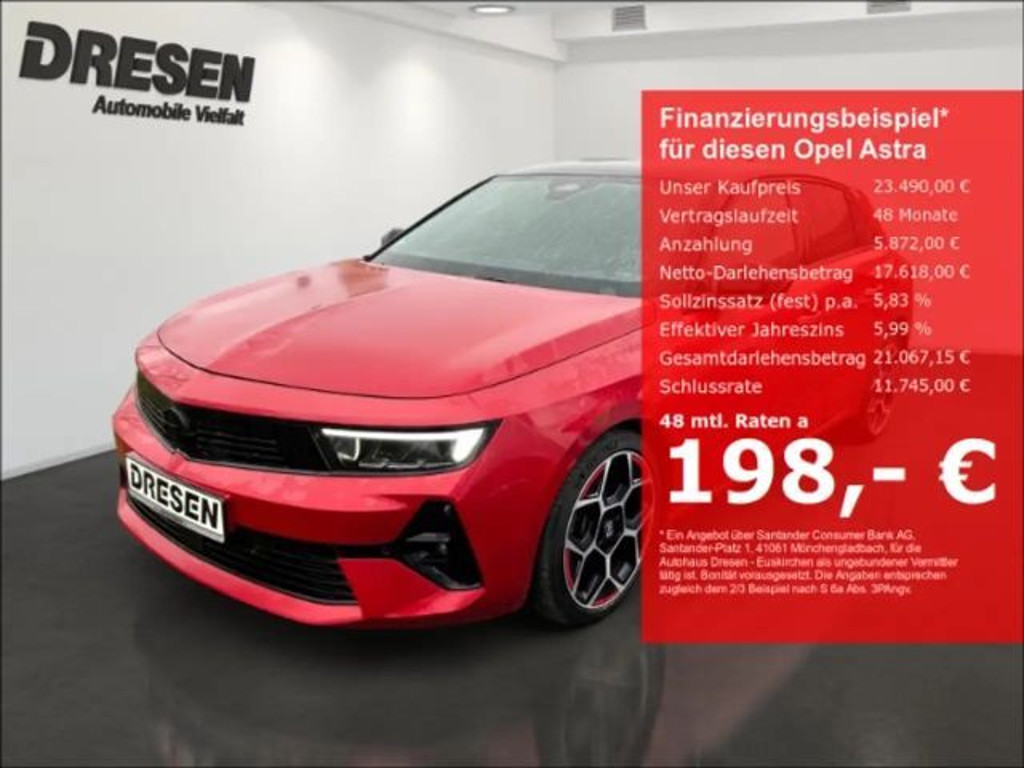 Opel Astra 2022 Hybride Benzine