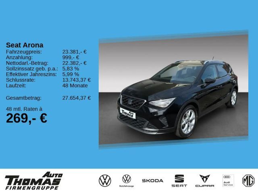 Seat Arona 2023 Benzine