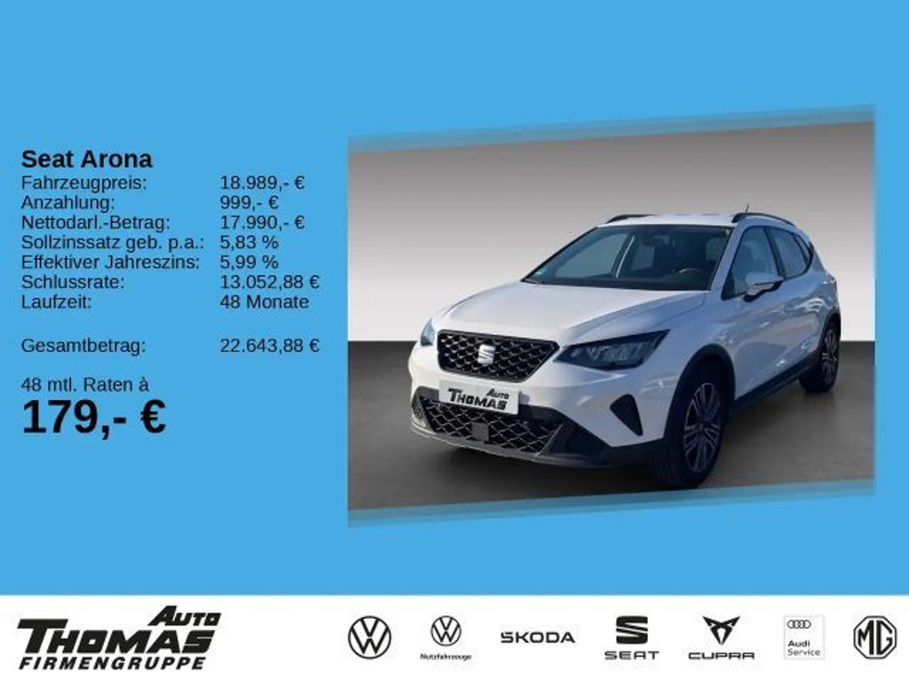 Seat Arona 2024 Benzine