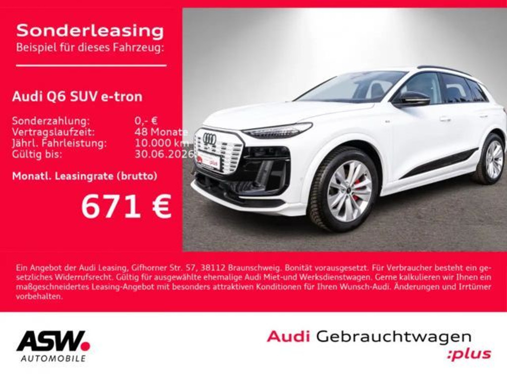 Audi Q6 e-tron 2025 Elektrisch