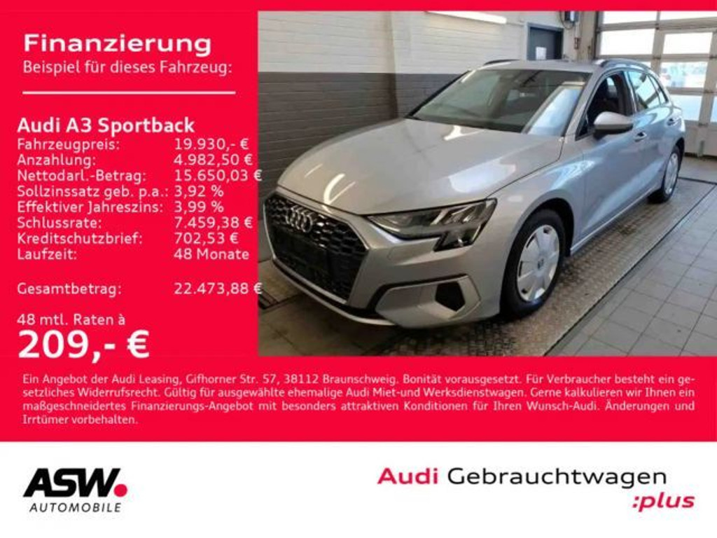 Audi A3 2022 Benzine