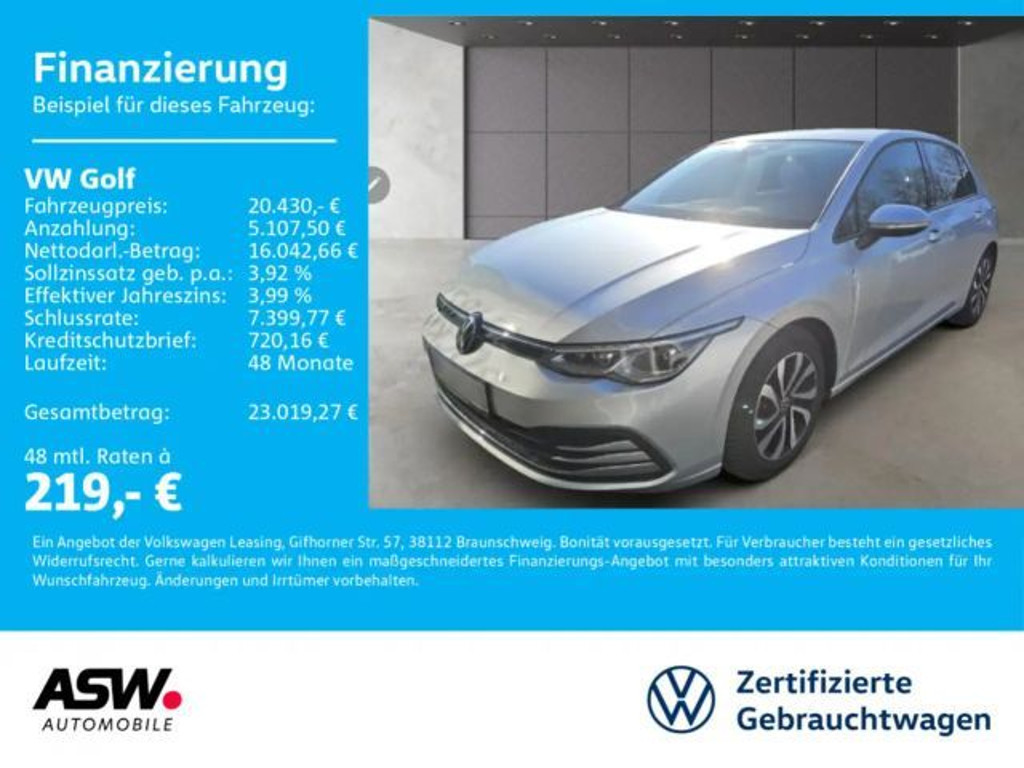 Volkswagen Golf 2022 Benzine