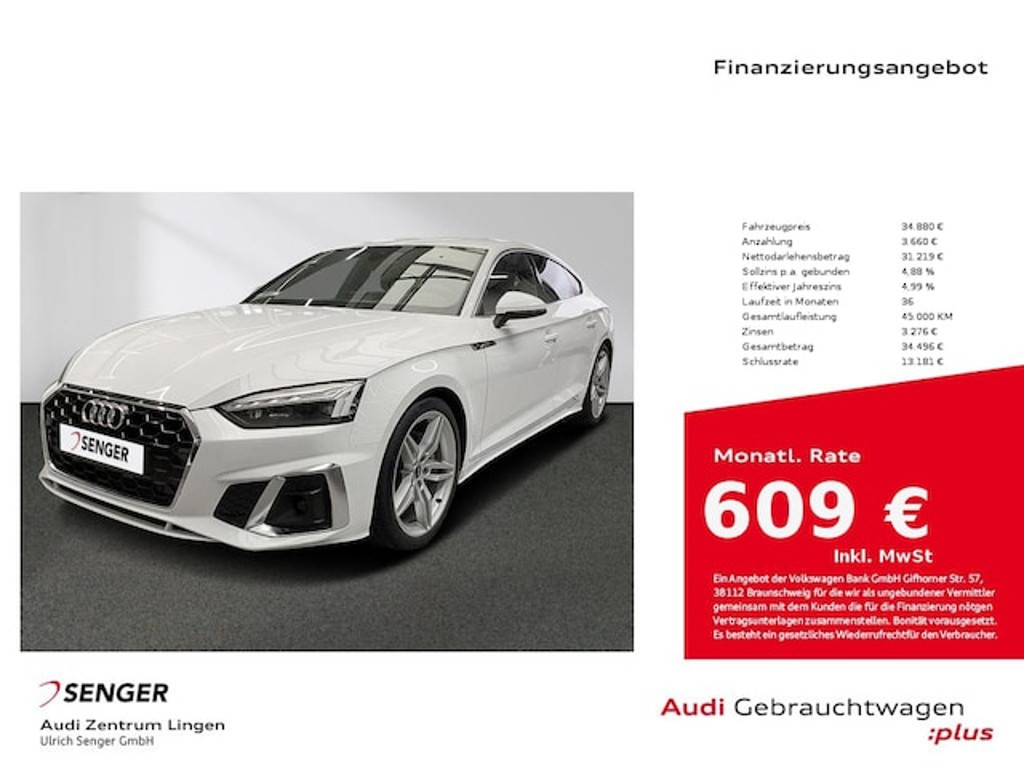 Audi A5 2022 Benzine