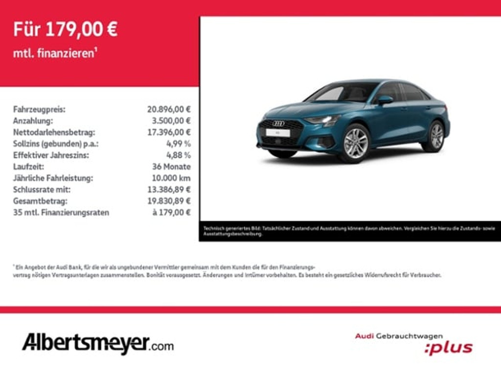Audi A3 2022 Benzine