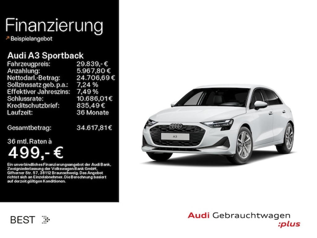 Audi A3 2025 Benzine