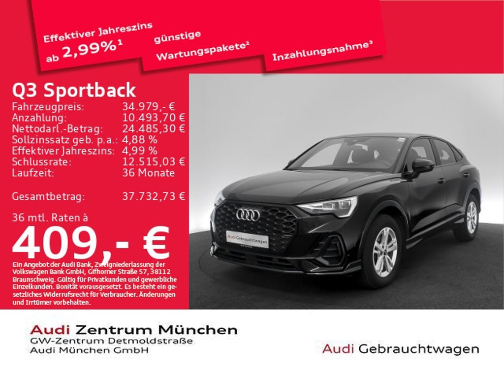 Audi Q3 2023 Benzine