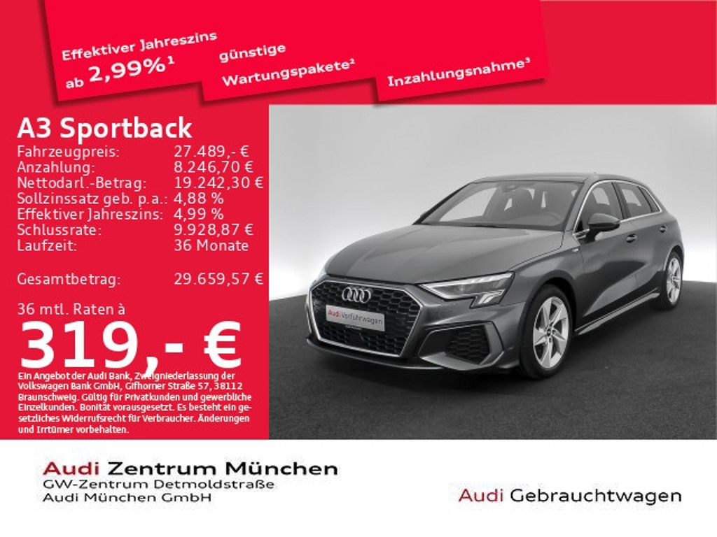 Audi A3 2023 Benzine