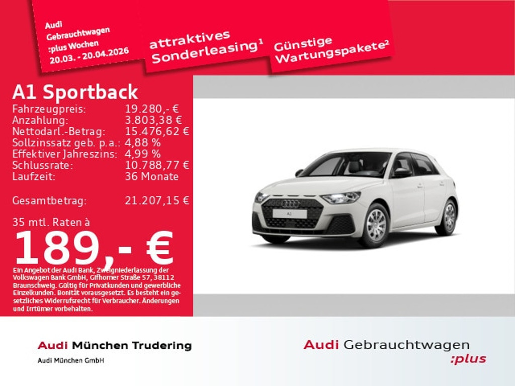 Audi A1 2023 Benzine