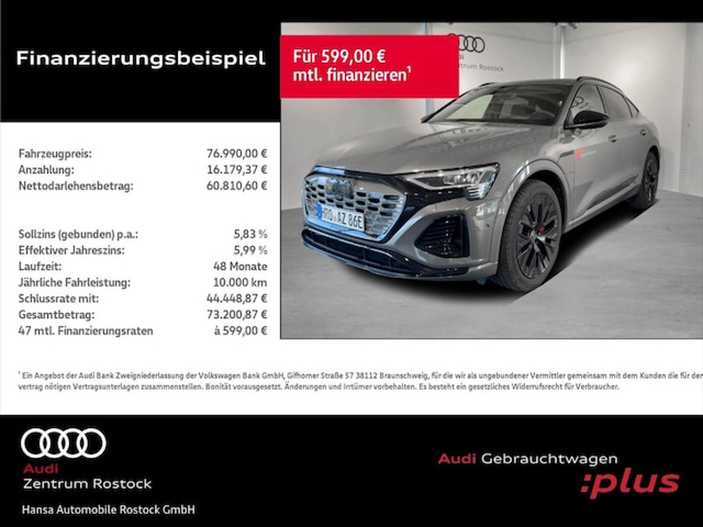 Audi Q8 e-tron 2024 Elektrisch