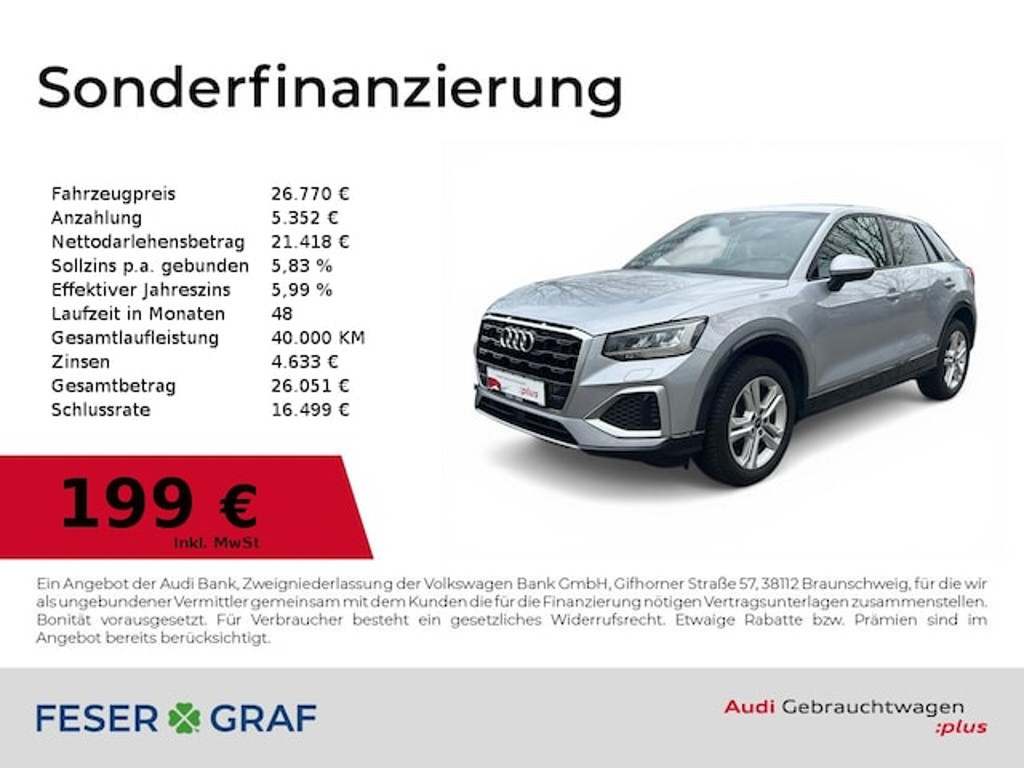 Audi Q2 2024 Benzine