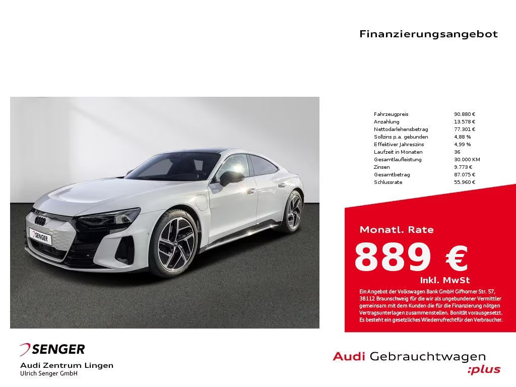 Audi e-tron GT 2023 Elektrisch