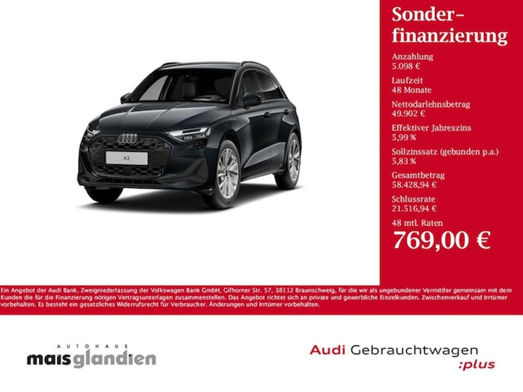 Audi A3 2025 Hybride Benzine