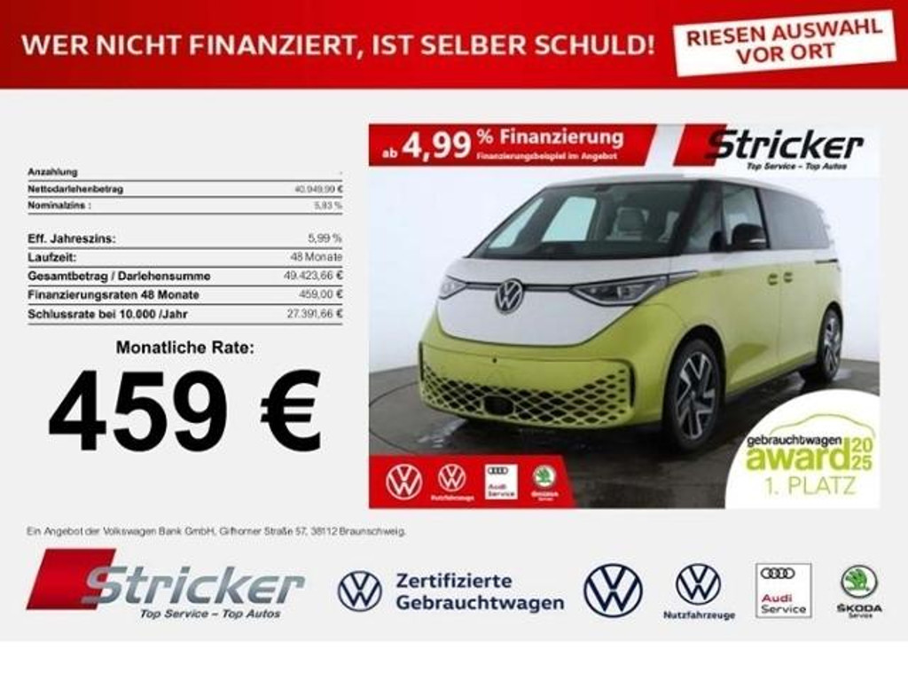Volkswagen ID. Buzz 2022 Elektrisch