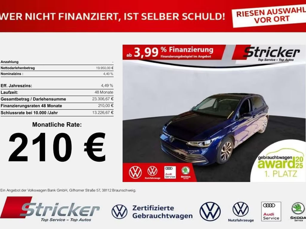 Volkswagen Golf 2022 Benzine