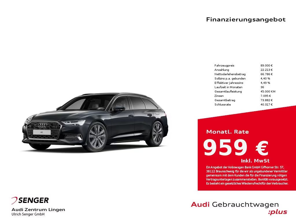 Audi A6 2025 Hybride Benzine