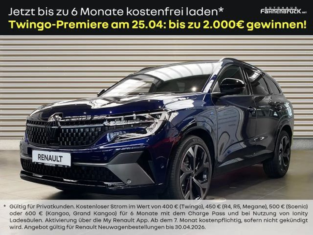 Renault Espace 2025 Hybride Benzine