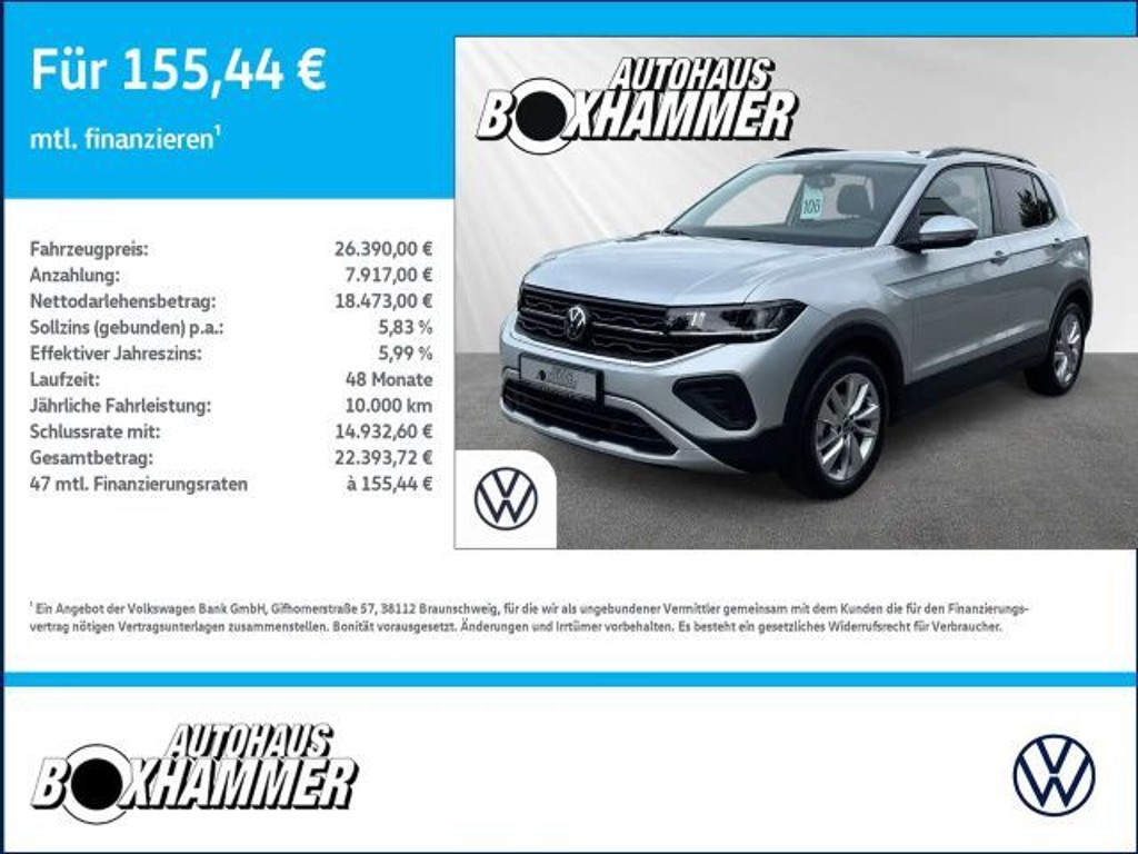 Volkswagen T-Cross 2025 Benzine