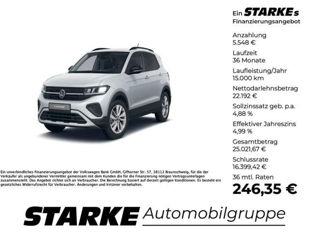 Volkswagen T-Cross 2025 Benzine
