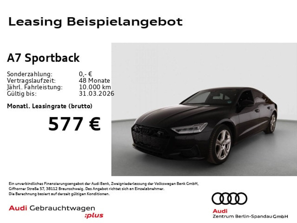 Audi A7 2025 Hybride Benzine
