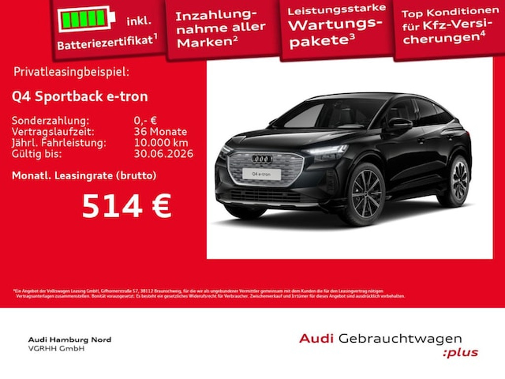 Audi Q4 e-tron 2025 Elektrisch