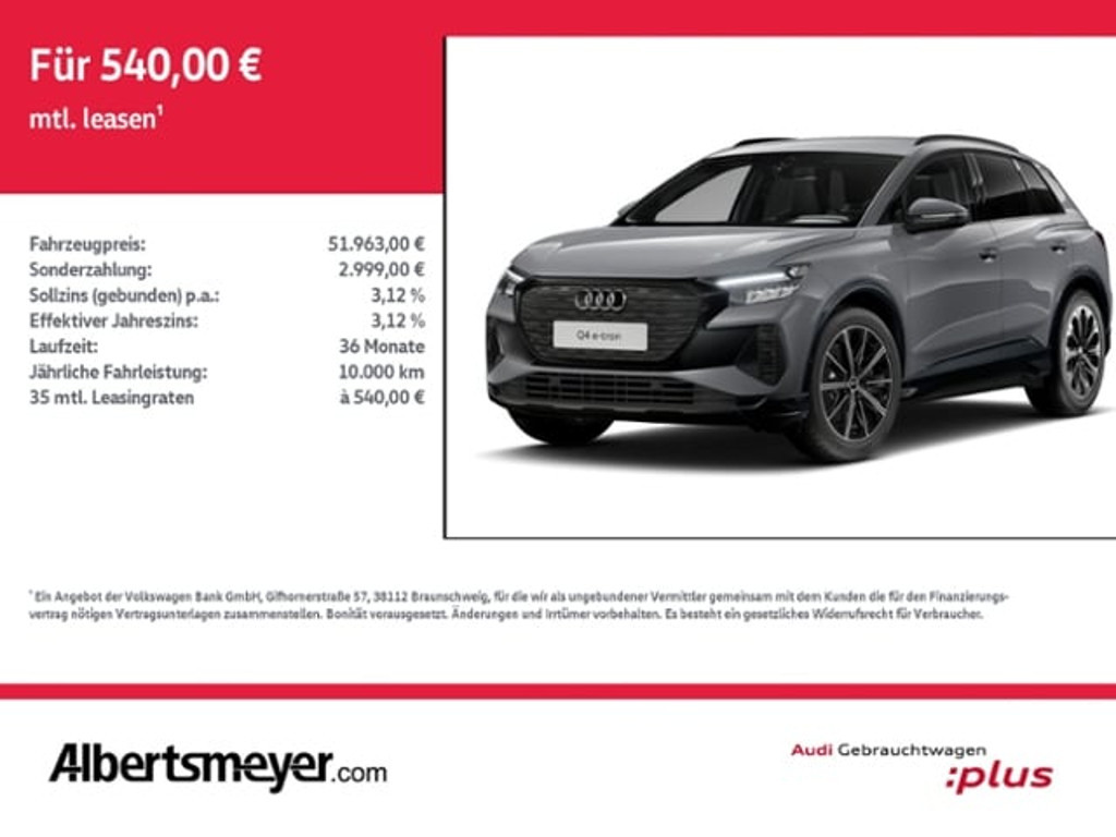 Audi Q4 e-tron 2025 Elektrisch