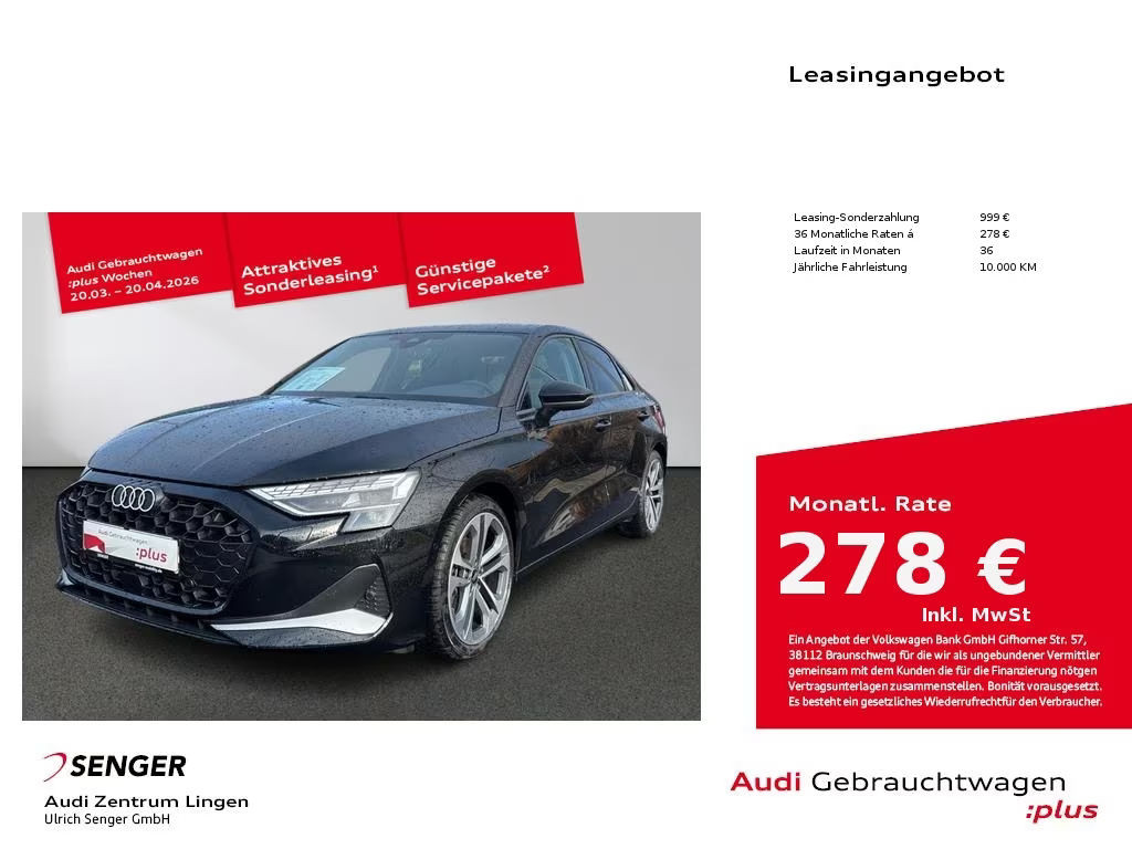 Audi A3 2025 Benzine