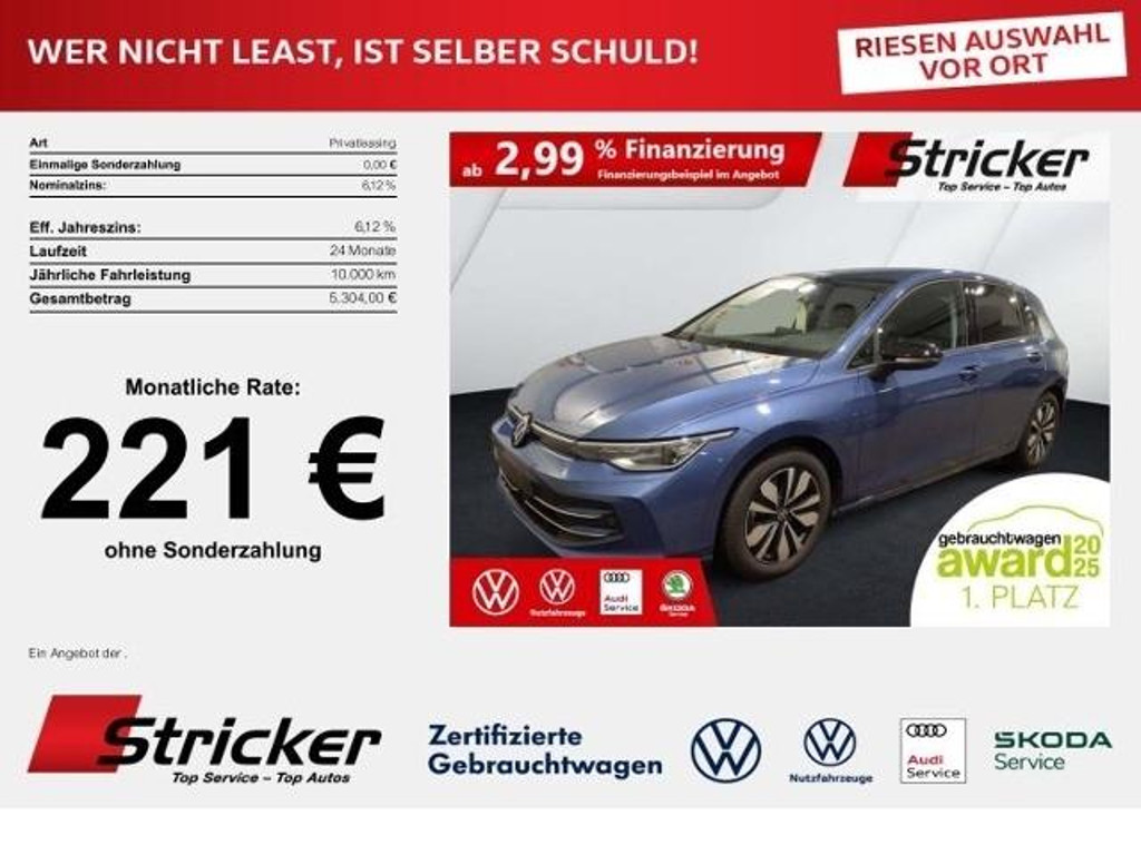 Volkswagen Golf 2025 Benzine