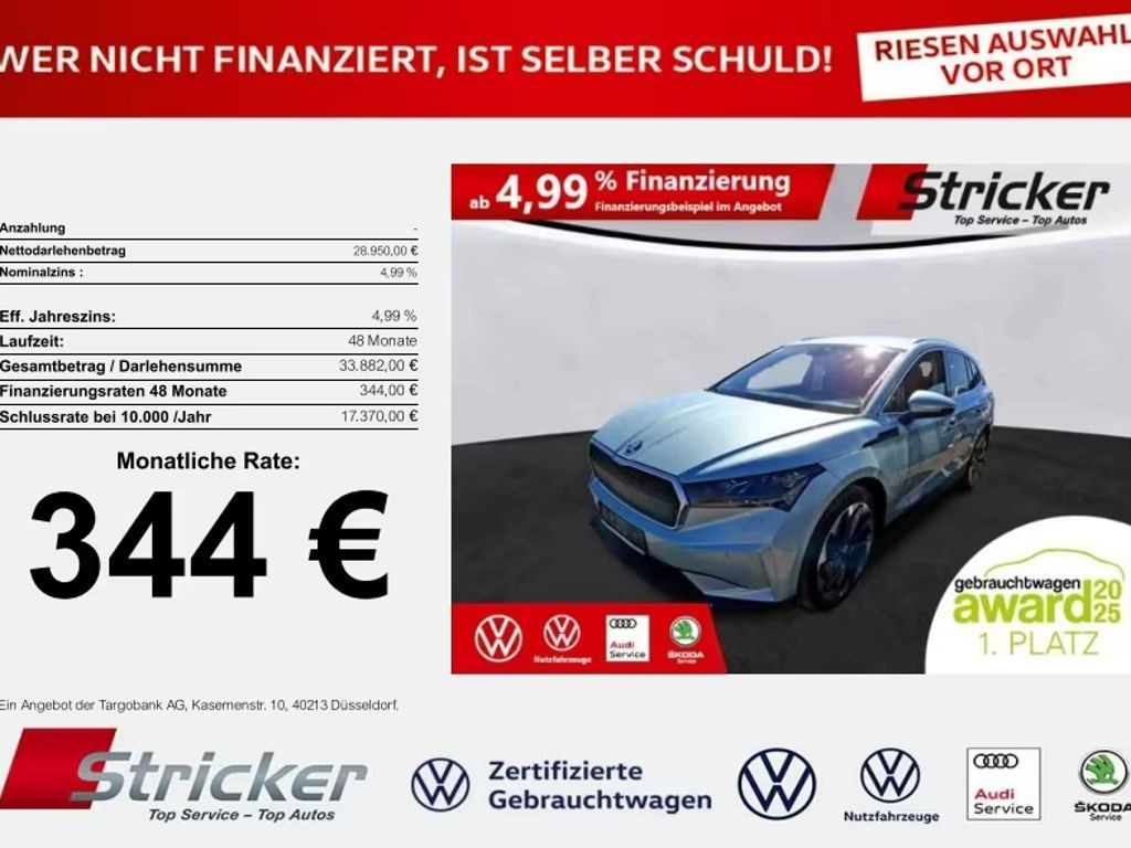 Skoda Enyaq iV 2021 Elektrisch