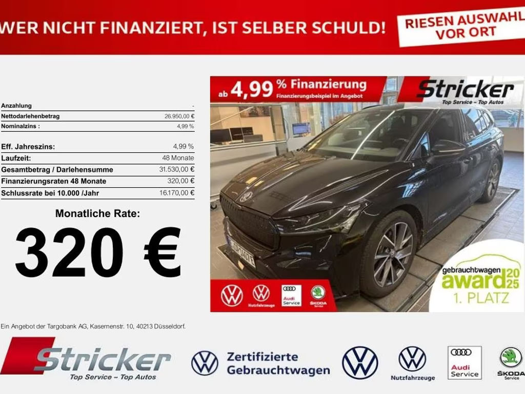 Skoda Enyaq iV 2021 Elektrisch